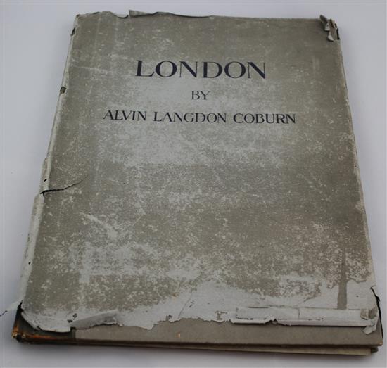 Coburn Alvin Langdon, London , folio of black and white plates detailing scenes of London,